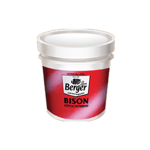 Berger Bison Acrylic Distemper White 1 Ltr