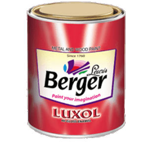 Berger Luxor High Gloss Enamel Paint Smoke Grey, 1 Ltr