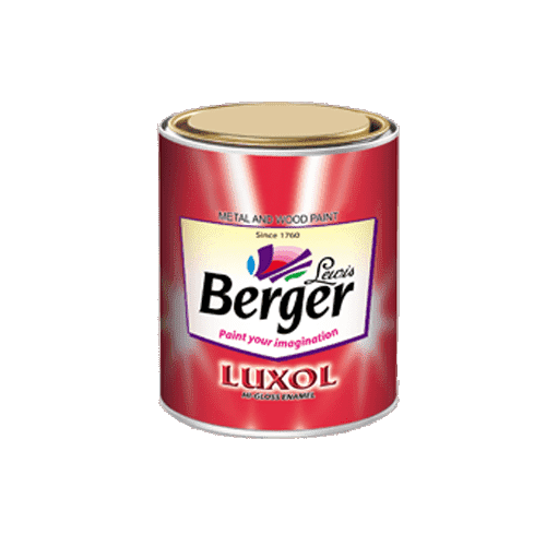 Berger Luxol High Gloss Enamel Paint Brown, 1 Ltr