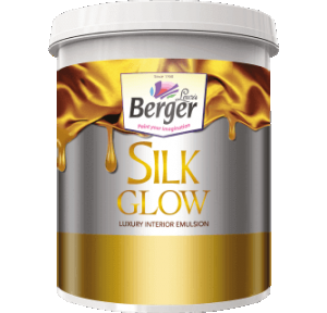 Berger Silk Glow Emulsion Wall Paint White, 1 Ltr
