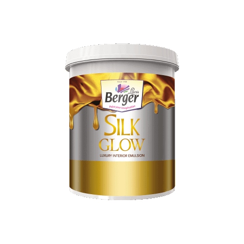 Berger Silk Glow Emulsion Wall Paint White, 1 Ltr