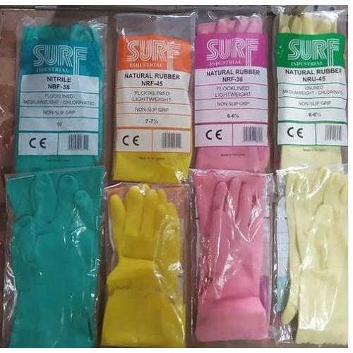 Non Slip Latex Surf Hand Gloves 7 Inch