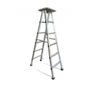 sj Ladders Aluminium Ladder Double Sided With Platform, 8 Ft
