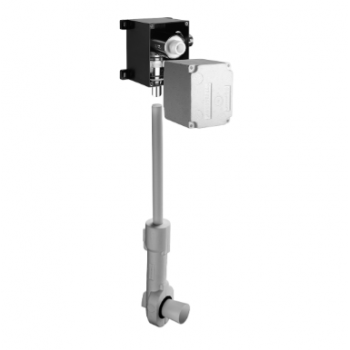 Schell WC operating Panel EDITION Eco ND Stainless Steel- Dual Flush For Concealed Flush Mechanism Compact Ii, And Concealed Wc Flush Valve Compact Ii ; Roughing-In Set For Mechanical Or Electronic Actuation; Flow Pressure: 1,2 To 5 Bar Flush Volume: 1 -