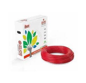 Polycab FRLS PVC Insulated Industrial Flexible Cable 1 Sqmm 1 Core Red 100 mtr