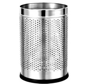 Perforated Dustbin Size 7X10 Inch SS304 5 Ltr