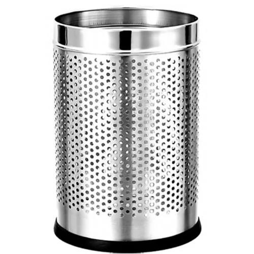 Perforated Dustbin Size 7X10 Inch SS304 5 Ltr