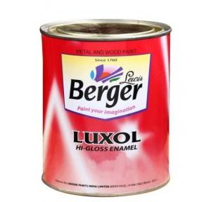 Berger Luxol High Gloss Enamel Paint 1 Ltr White