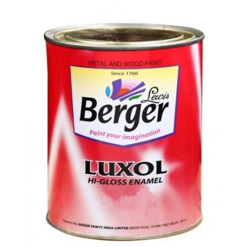 Berger Luxol High Gloss Enamel Paint White, 1 Ltr