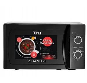 IFB Solo Microwave Oven 20 Litre, 20PM-MEC2B, Mechanical Knob,Black