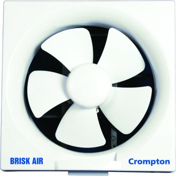 Crompton Brisk Air Exhaust 150mm (6 Inch) Fan for Kitchen, Bathroom and Office (White)