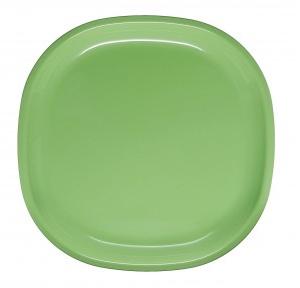 Kenford Polycarbonate Breakfast Plates Square Green Colour 10x10 Inch