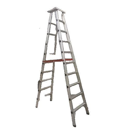 Heavy Duty Ladder 12 Gauge (A) Type Aluminum 4 Ft