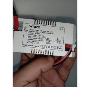 Wipro Led Strip Light Adapter 24W 2amp, VSI-727-B024-012-2000-PP1