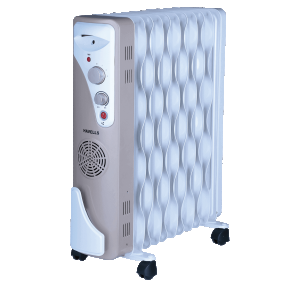 Havells OFR 11 Wave Fins Heater with Fan Beige 2900 Watts