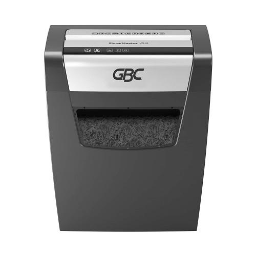 GBC Paper Shredder Machine X312 ShredMaster Paper Cross Cut Executive Shredder With 12 Sheet Capacity and 23 Ltrs Bin