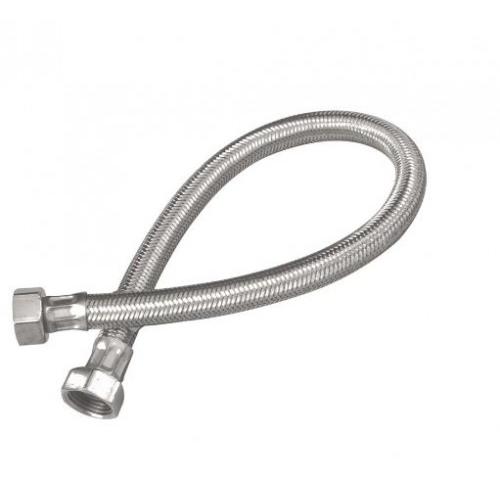 SS Braided Connection Pipe For Urinal Sensor, 1/2 X 10 Inch
