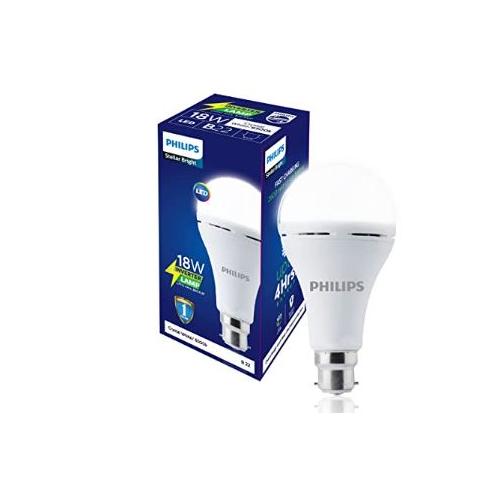 Philips Rechargeable Emergency Inverter LED Bulb (White) 18W B22