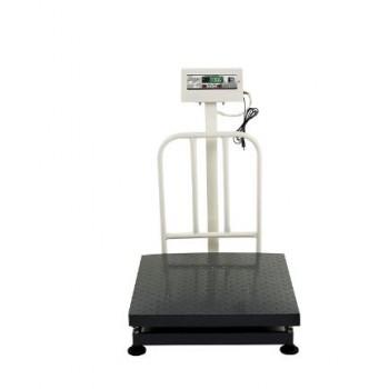 iScale ISP-300 Electronic Platform Weighing Scale 300kg Capacity 50g Accuracy Weight Machine Digital For Shop, Commercial And Industrial Use With Mild Steel Heavy Platform Size 24×24 Inches Dual Display