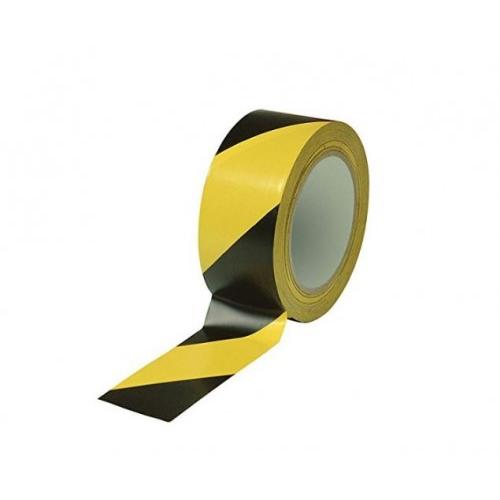 Zebra Floor Marking Tape Yellow and Black 51mm x 20 mtr