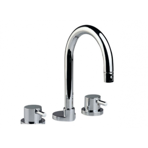 Jaquar 3 Hole Basin Mixer Florentine 3-Hole Basin Mixer 20mm Cartridge Size FLR-CHR-5189N