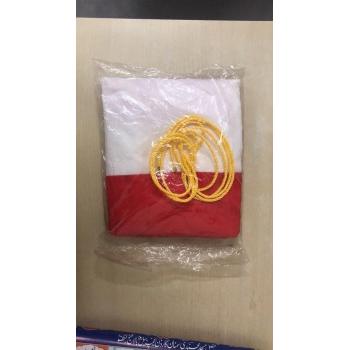 Windsock Full Set (Red and White) PU Fabric (Polyster) With Reflective Tape Water Proof Length 6 Feet Diameter 2 Feet Narrow End Diameter 1 Feet