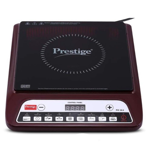 Prestige  Induction Cook top PIC 20 With Push Button (Maroon) 1200 Watt