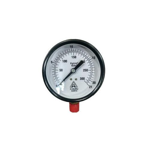 H-Guru Pressure Gauge Type Glycerin Filled 0-21 Kg Thread Dia 10 MM