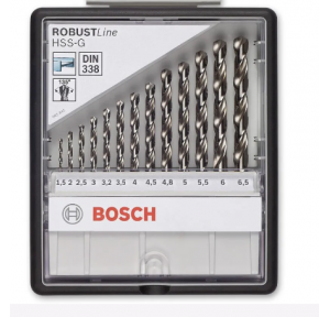 Bosch Hammer Drill Bit Set, 1.5 - 6.5 mm
