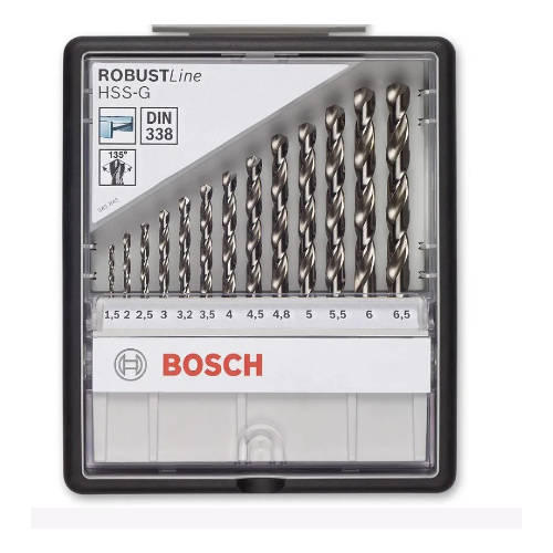 Bosch Hammer Drill Bit Set, 1.5 - 6.5 mm