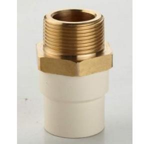 Ashirvad Flowguard Plus CPVC Reducing Male Adapter Brass Threaded 1½ x ¾Inch