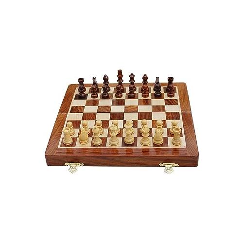 Wooden Chess Board With Coins 1 Set