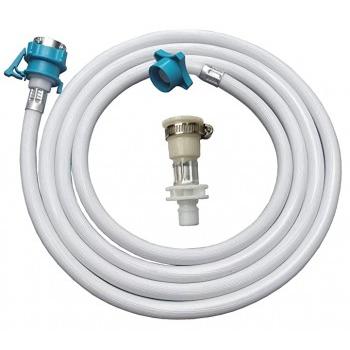 Universal  Long Washing Machine Inlet Water Hose Pipe 5 Meter With Two Type Adapters