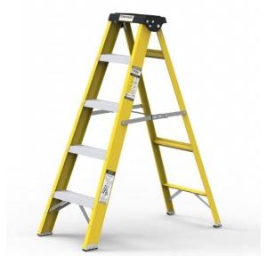 Youngman FRP Twin Double Side 4 step Ladder, 150Kg, 8321