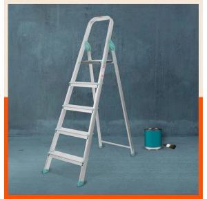 Bathla Advance Carbon Foldable Aluminium Ladder Domestic Type 5 Step
