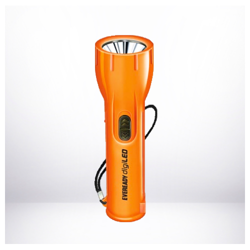 Eveready Digiled DL87 Rechargeable Torch Orange SLA 4V 400 mAH