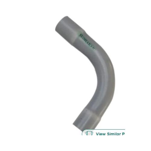 Sudhakar Fabricated L Bend PVC 25mm,Heavy, Black