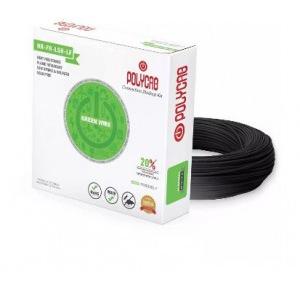 Polycab  PVC Insulated and FRLS Round Sheathed  2 Core Cables  1.5 Sqmm 1 mtr Black