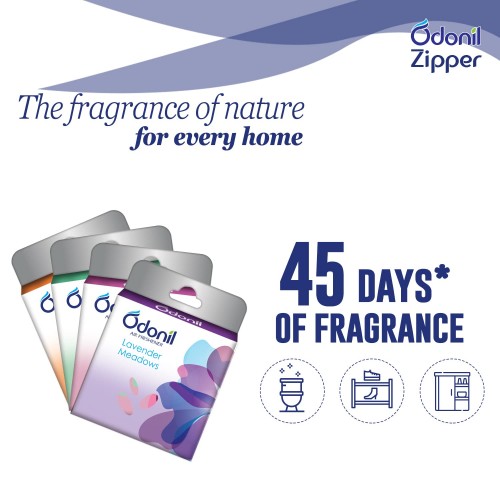 Odonil Bathroom Air Freshener Blocks Mixed Fragrances, 48g