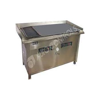 Atec Induction Hot Plate AIIHP2010  Pure & Complete S.S. 304 Fabricated Structure for Dosa Plate of size 20” x 40” with Induction power source of 10KW