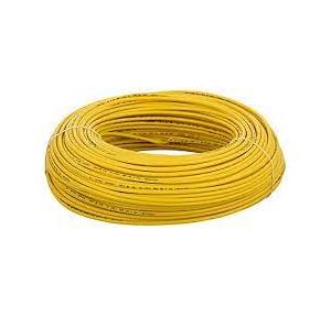 Polycab Copper Insulated Flexible Cable FRLS 1Core Multi-Stranded 1.5 Sqmm 1 Mtr Yellow