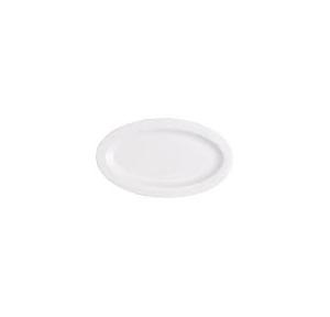 Clay Craft Platter Oval White Medium 32x6cm