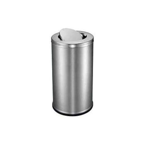 Swing Dustbin SS 304 40 Ltr, Size 12x24 Inch