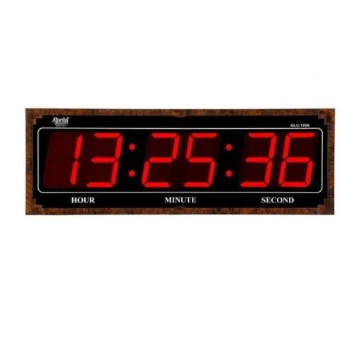 Ajanta Digital Wall Clock 685x39x240 MM Black OLC 1050