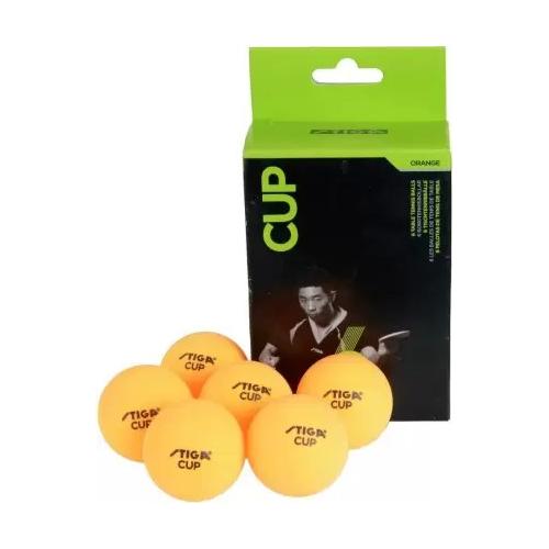 Stiga Cup 40+ Table Tennis Balls Yellow Color Pack of 6