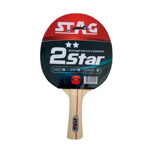 Stag Table Tennis Racket 2 Star Pack of 2