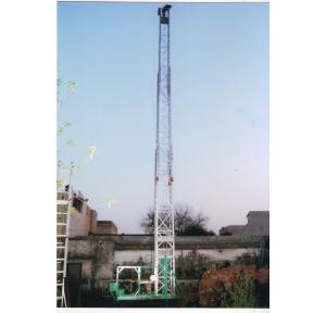 Hindalco Square Type Ladder Allied Aluminium Alloy Tiltable Tower Extendable Telescopic, - LAL3001, Closed 24F & Extend 60 feet, Extruded