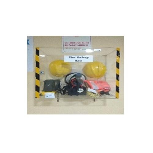 Acrylic Transparent Wall Mounted Box For Keeping Fire Fighting Equipment With Lock L600 X 300W X 600 MM Thickness 5 MM With Front Lock