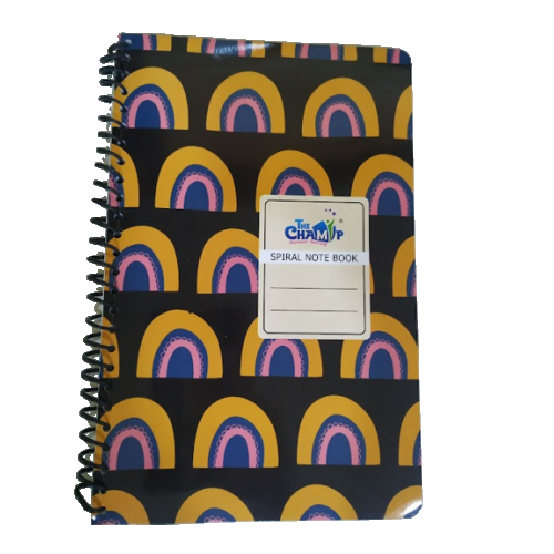 The Champ Spiral Note Book 14 x 22cm, Pages 80
