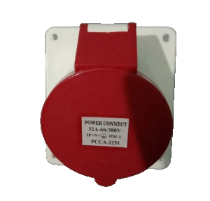 Power Connect Industrial Socket 32A 3Pin IP44